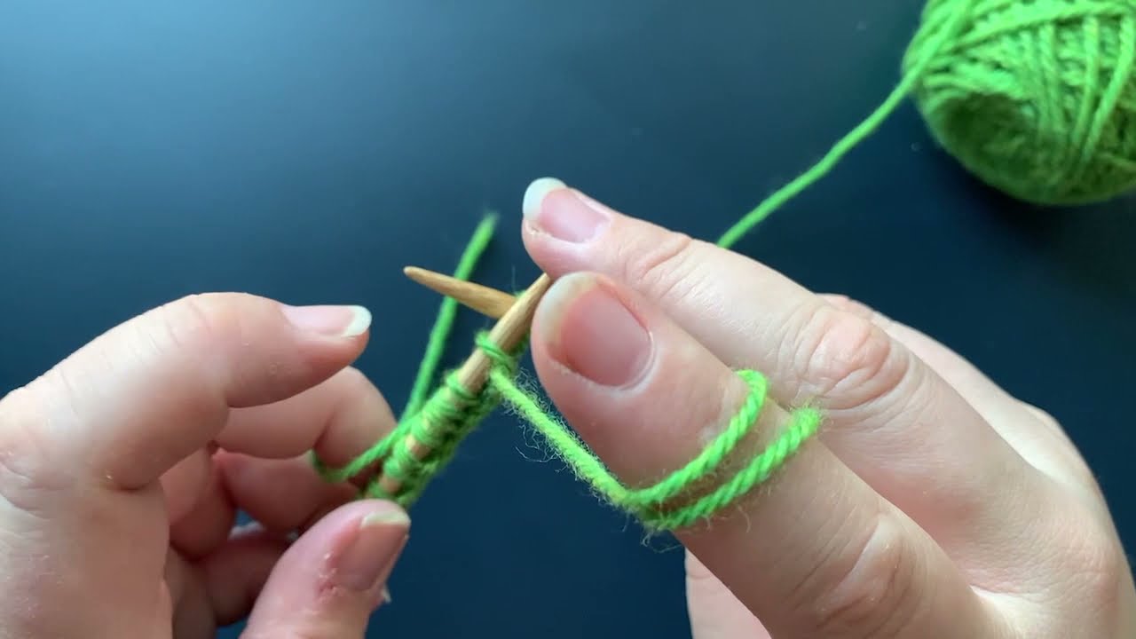 Learn to Knit Series: the purl stitch