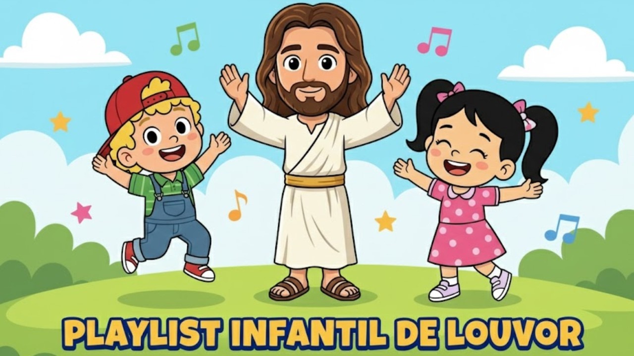 🎵 Playlist Infantil de Louvor 🎵 Música Gospel Infantil 🌼 COLETÂNEA DE MÚSICAS INFANTIS