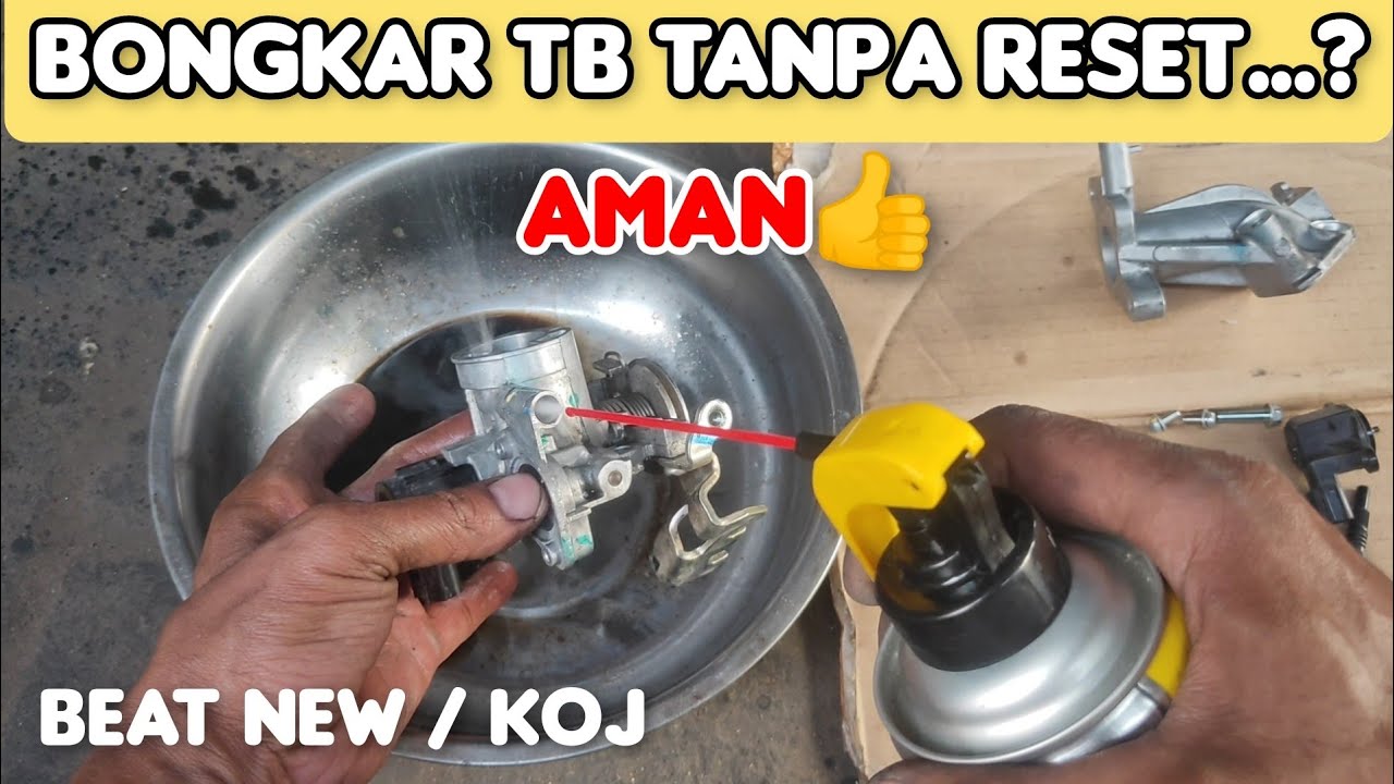 Tanpa reset aman, bongkar pasang Trotel Body beat fi terbaru seri KOJ
