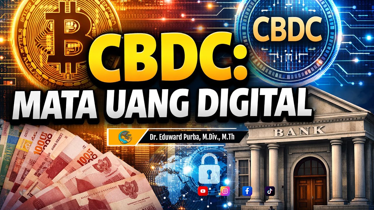 CBDC: Mata Uang Digital, Alat Inklusi atau Instrumen Kontrol? || Dr. Eduward Purba, M.Div., M.Th