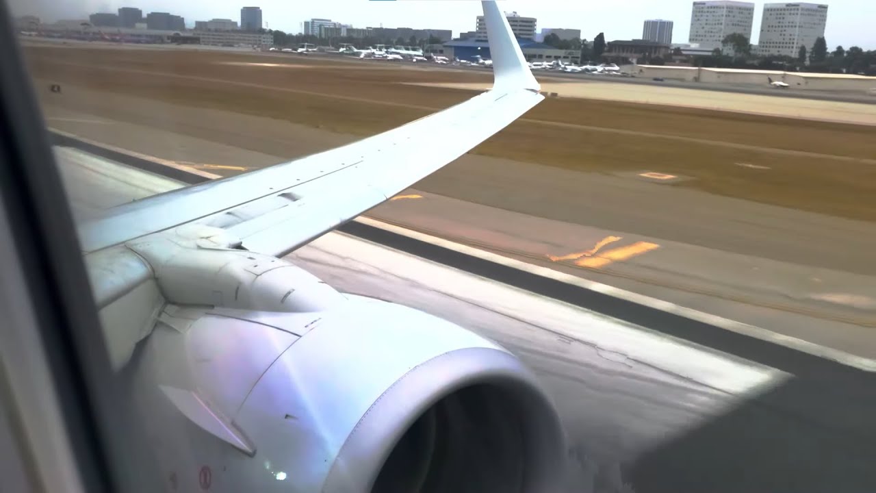 MAX POWER | American 737-800 Standing Takeoff From John Wayne to Dallas [4k60 HDR]