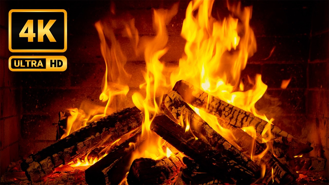 Fireplace Endless Warmth with Soft Jazz Music | Burning Fire Sounds & Best Jazz Playlist