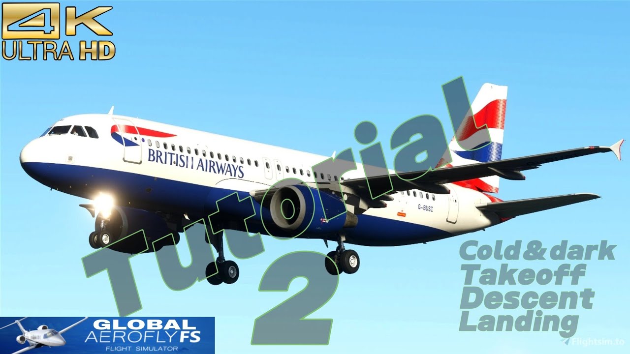 4k | AEROFLY FS GLOBAL | ЧАСТЬ 2 | Подробное руководство | AIRBUS A320-200 (LFMN)NICE-(EGKK)LONDO...