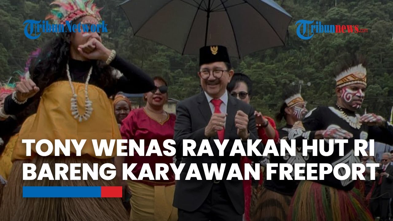 Tony Wenas Rayakan HUT Kemerdekaan dengan Makan dan Joget Bersama Karyawan Freeport