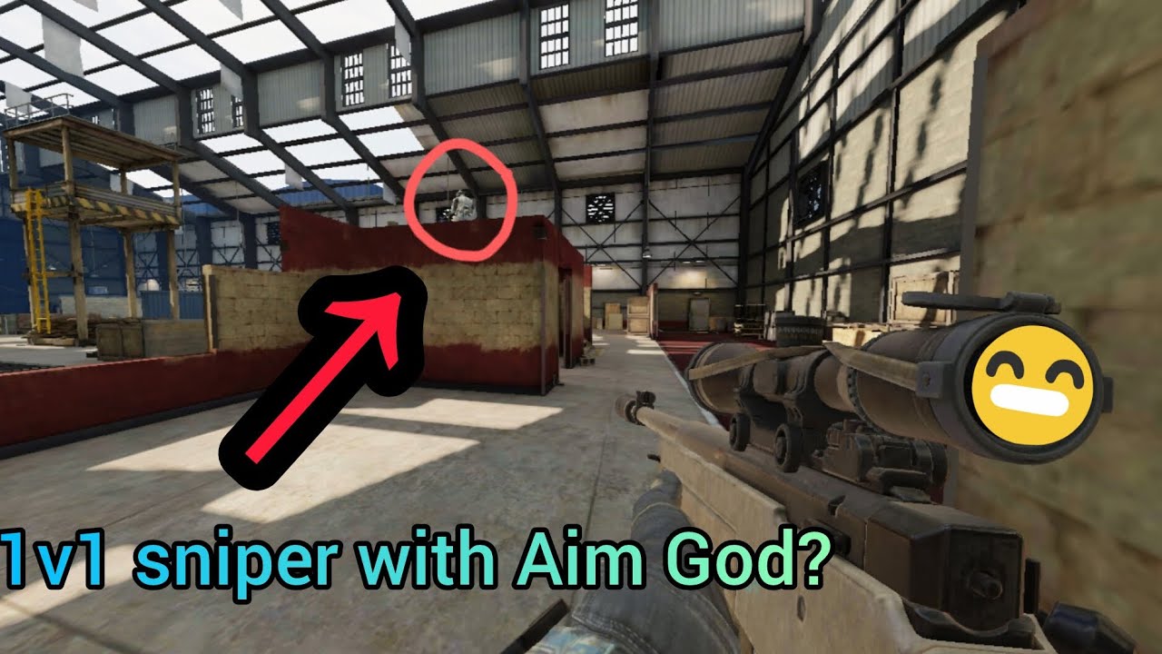  He chalenged me, and I got destroyed | 1v1 sniper with the Aim god of our school movement god...
