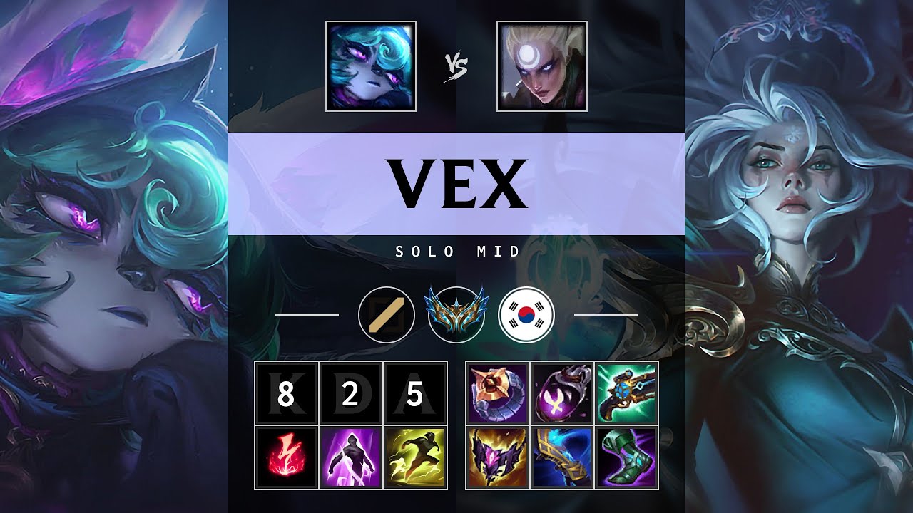 Vex Mid vs Diana - KR Challenger Patch 25.07