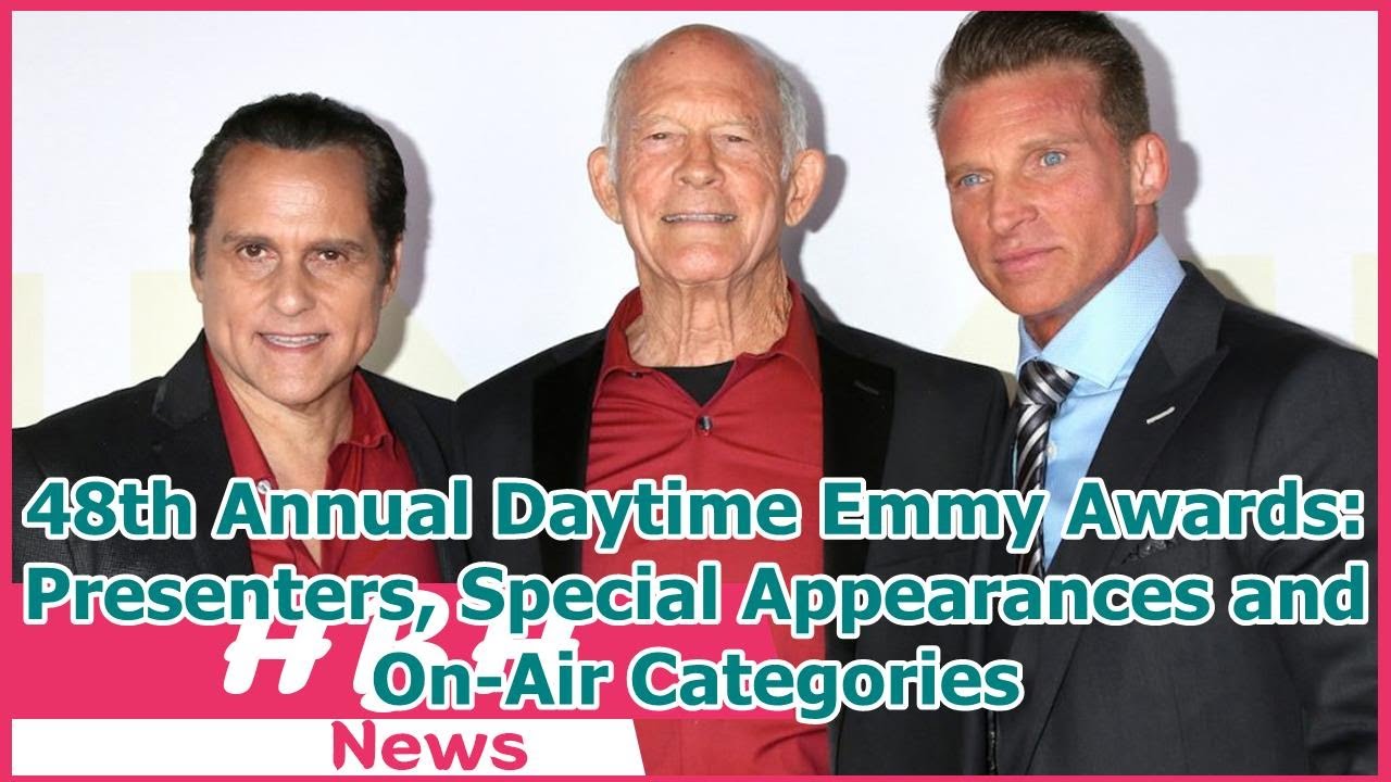 48th Annual Daytime Emmy Awards: Presenters, Special Appearances and On-Air Categories