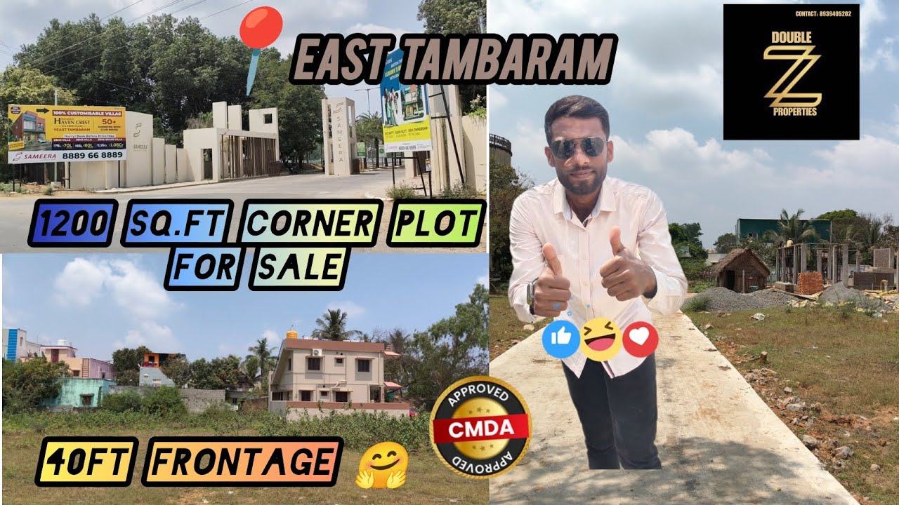 😱 The Cheapest Corner Plot for Sale in Vengambakkam | Near Main Road 🔥Ready to Construct🏗️ #landsale