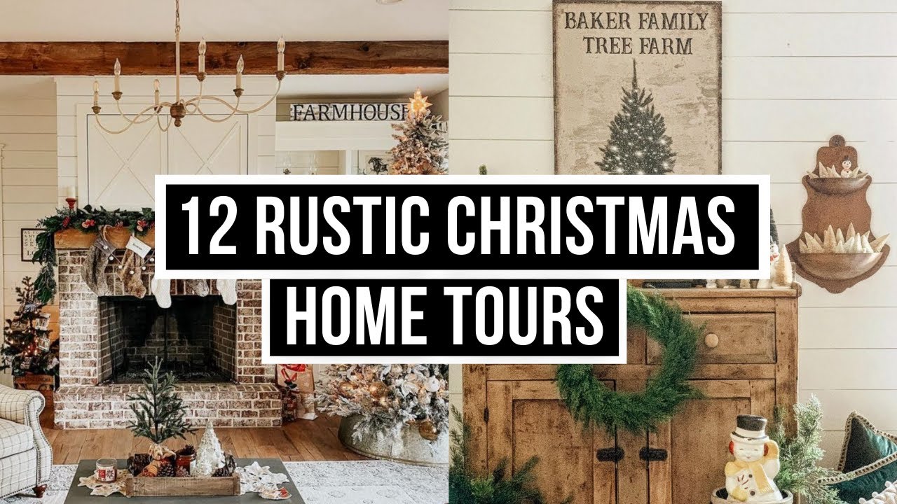 12 Rustic Christmas Home Tours