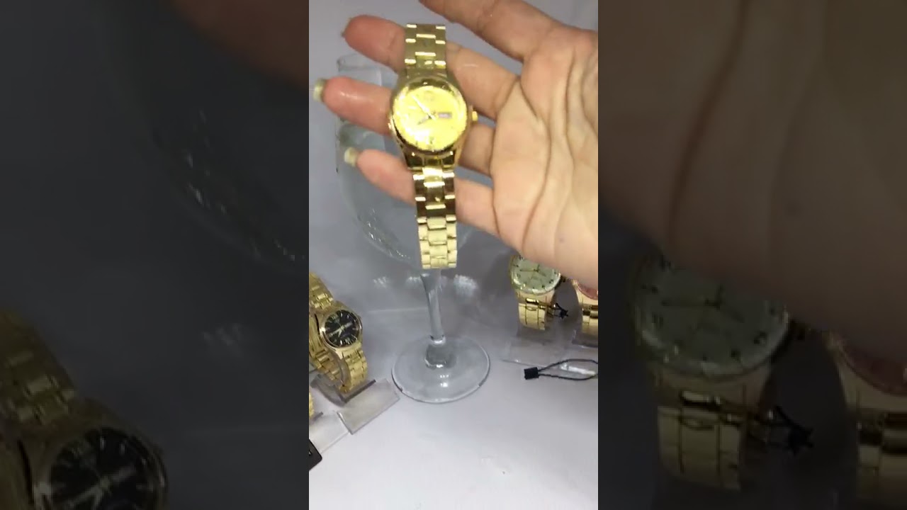 Rel&oacute;gio feminino DHP pequeno original prova d'&aacute;gua
