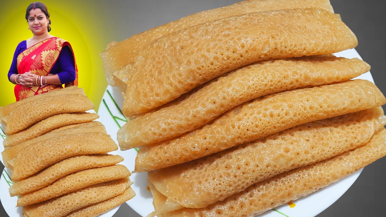 নারকেলের পাটিসাপটা পিঠা | Coconut Patisapta Pitha Recipe | Bengali Traditional Sweet | Easy Pitha |