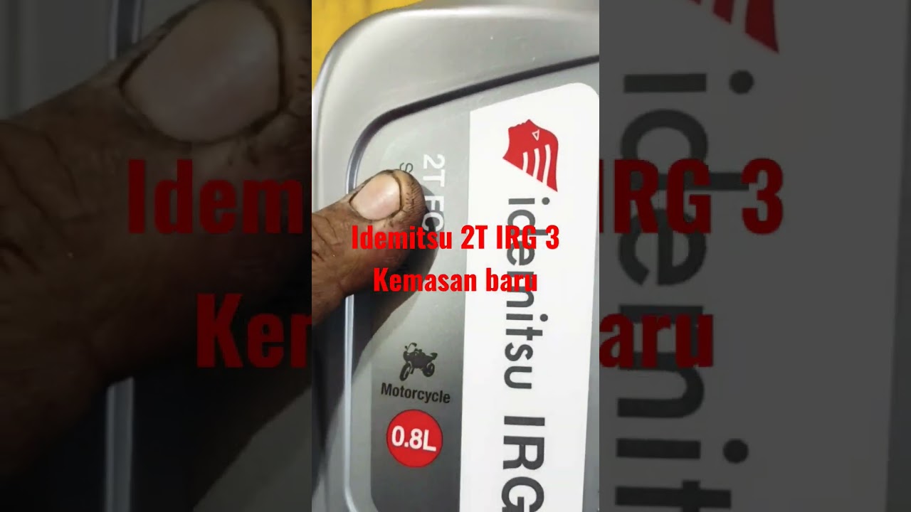 Idemitsu 2T IRG 3# kemasan baru 