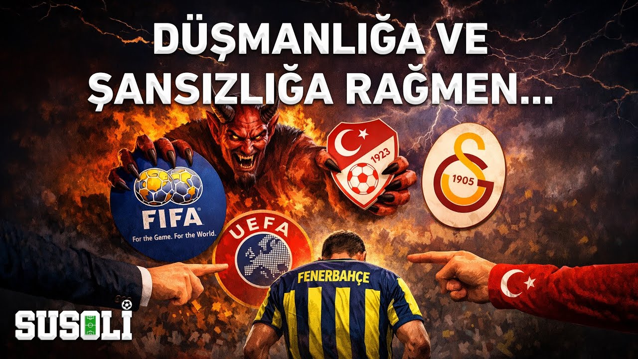 Bir yanda düşmanlık diğer yanda şansızlık. Yıkamayacaksınız... FENERBAHÇE=TÜRKİYE