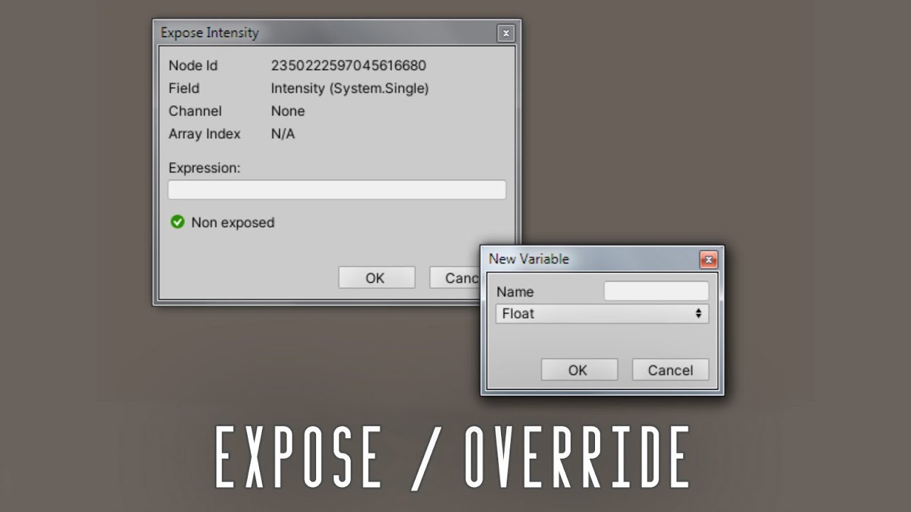 MapMagic Expose/Override system