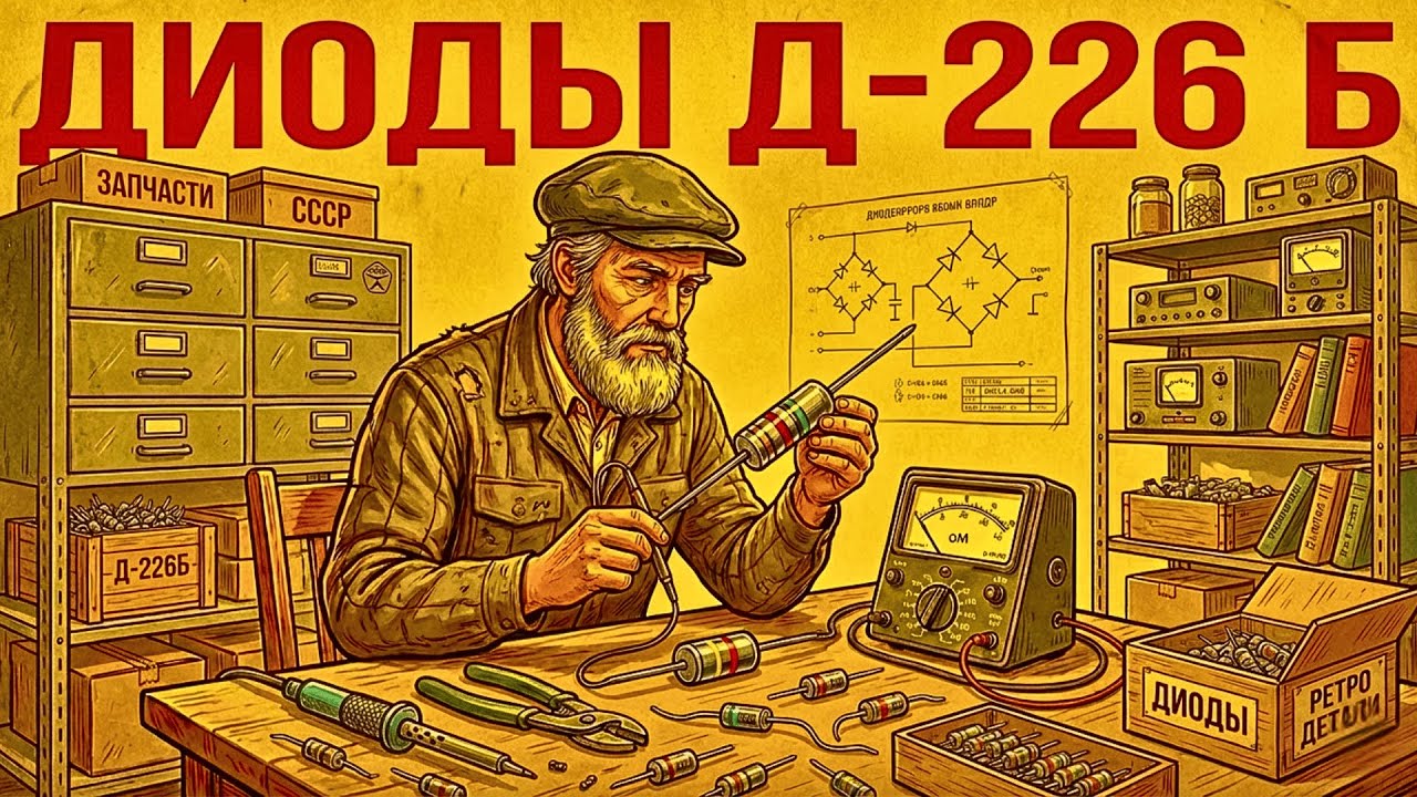 Легендарная советская «стекляшка»: почему радиолюбители до сих пор ценят диоды Д226Б