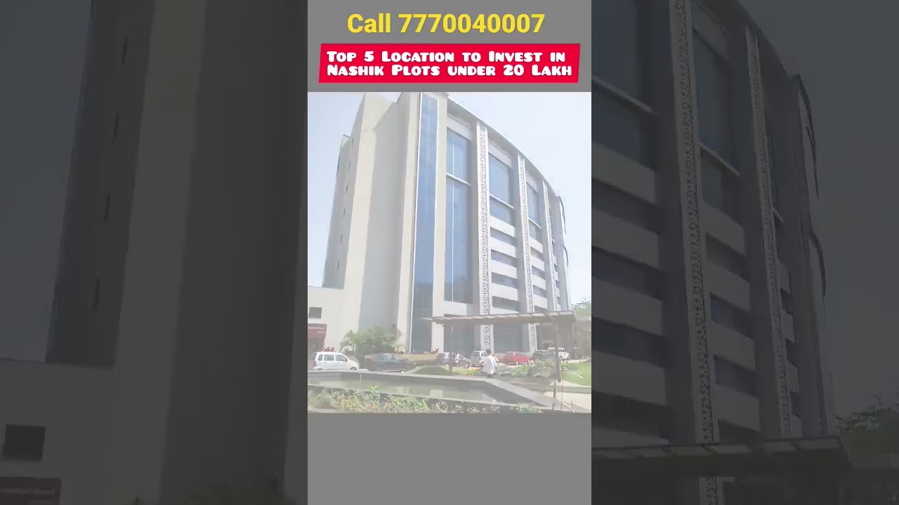 Top 5 Location to Invest in Nashik Plots Under 20 Lakh 🏡 #residentialplots