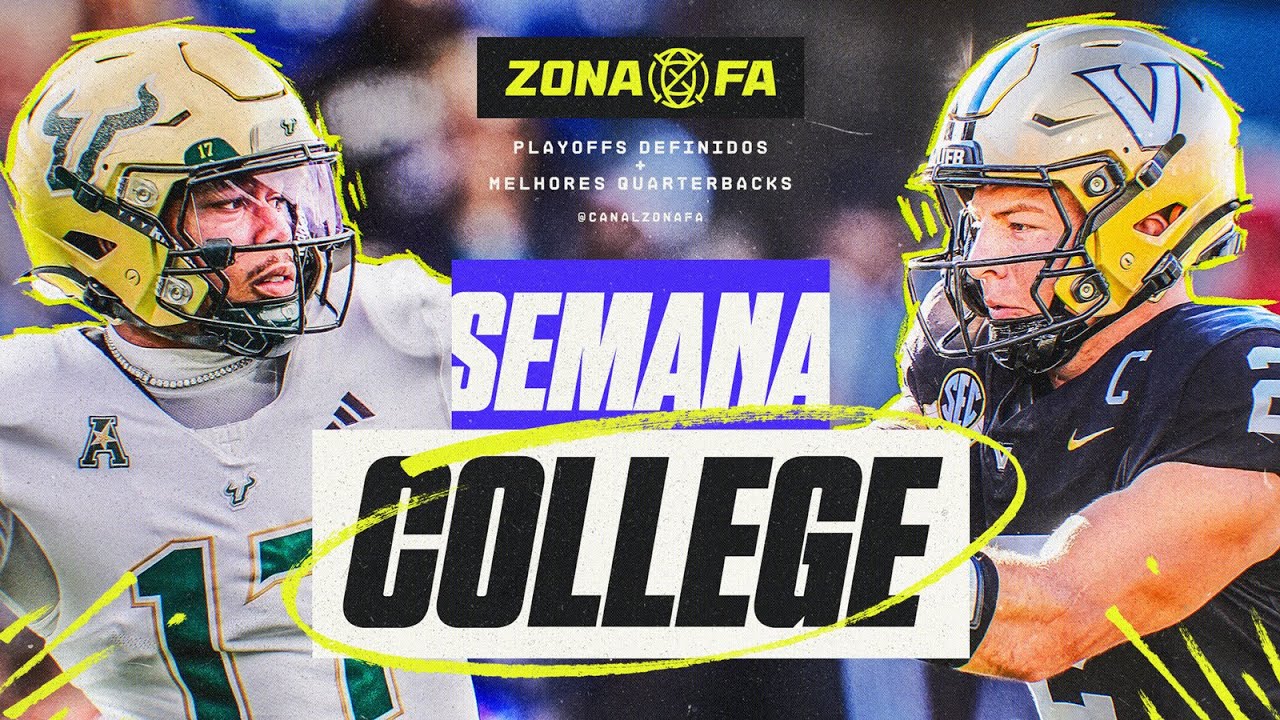 PLAYOFFS DEFINIDOS E OS MELHORES QUARTERBACKS DE 2025 | SEMANA COLLEGE - ZONA FA