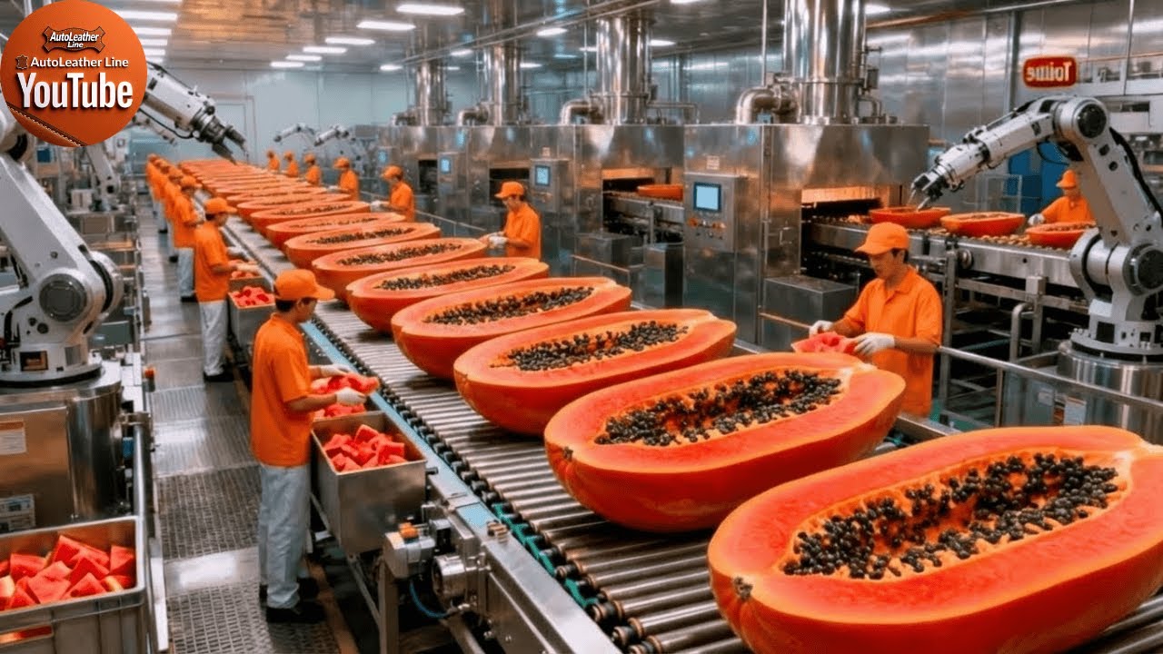 Inside a Fruit Juice Factory – How Millions of Bottles Are Made #1