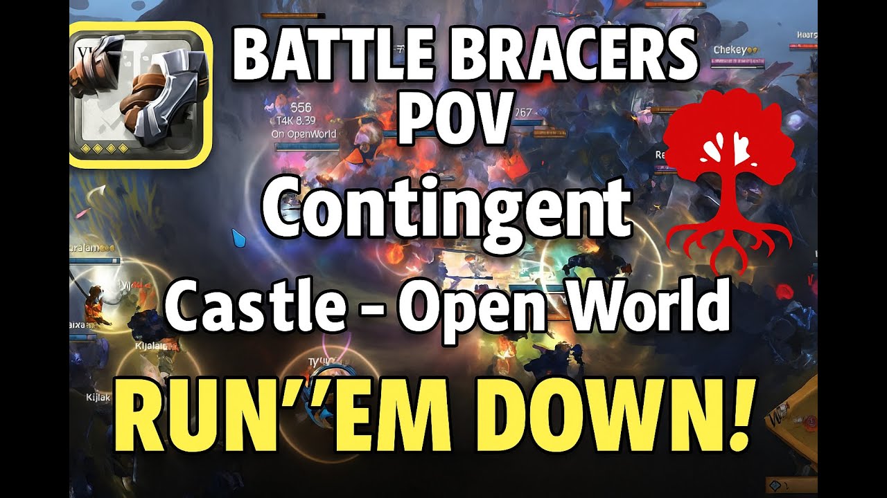 Battle Bracers POV - Contingent vs OnlyFangs - Castle Open World ZvZ