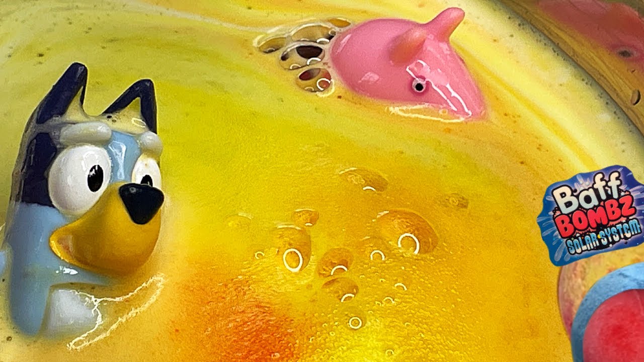 Bluey and Peppa Pig Planet Bath Bombs