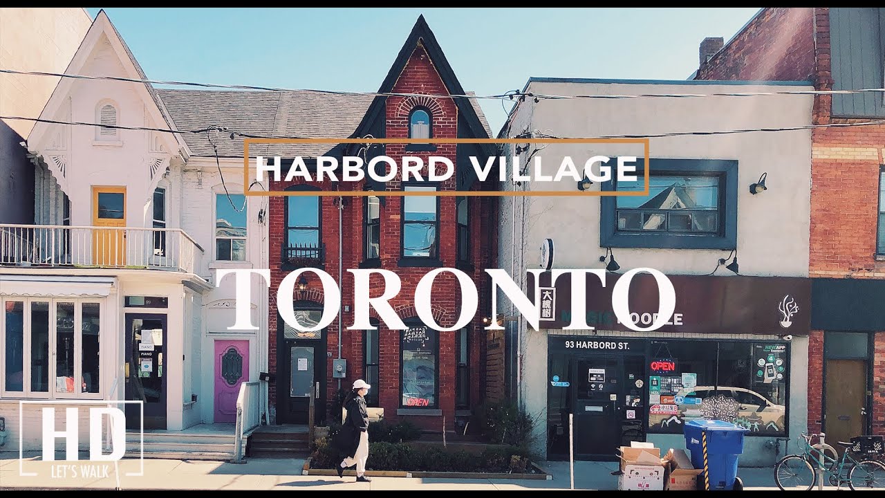 Toronto Harbord Village Virtual Walk2021 | Harbrod Street City Life | Canada Walking Travel Tour
