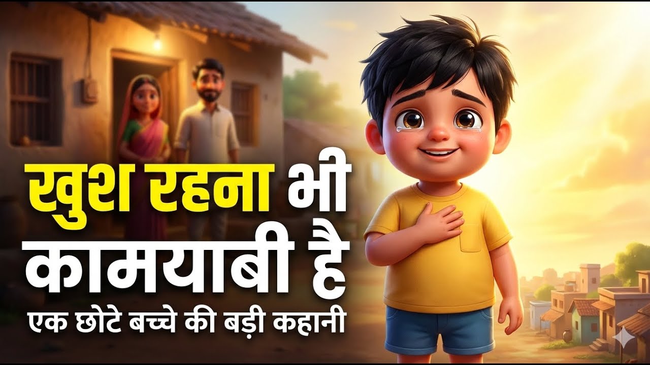 Khush Rehna Bhi Kamyaabi Hai | Funny & Emotional Hindi Cartoon Story | AI Animation By God Creations