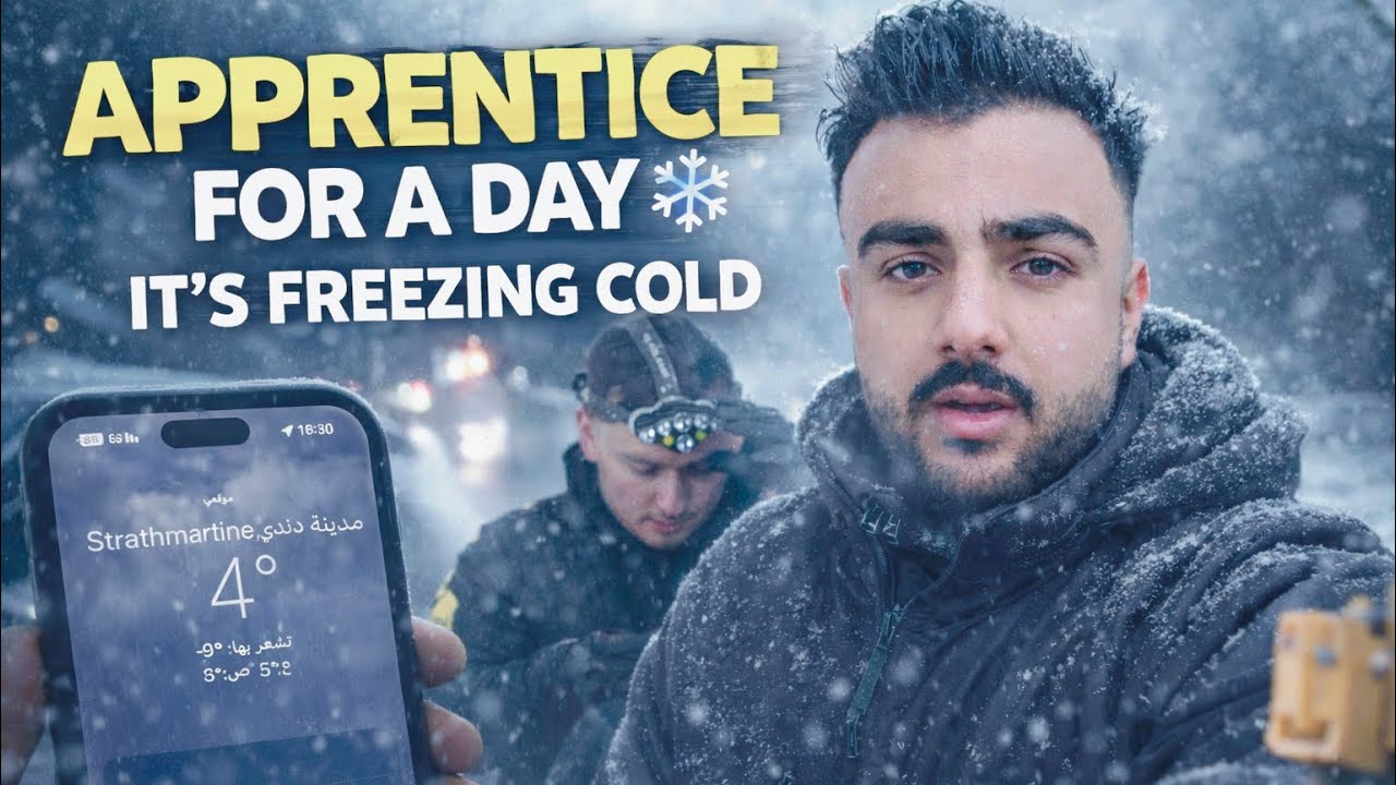 Became an Apprentice for a Day in Freezing Cold ❄️ | Real Work Experience
