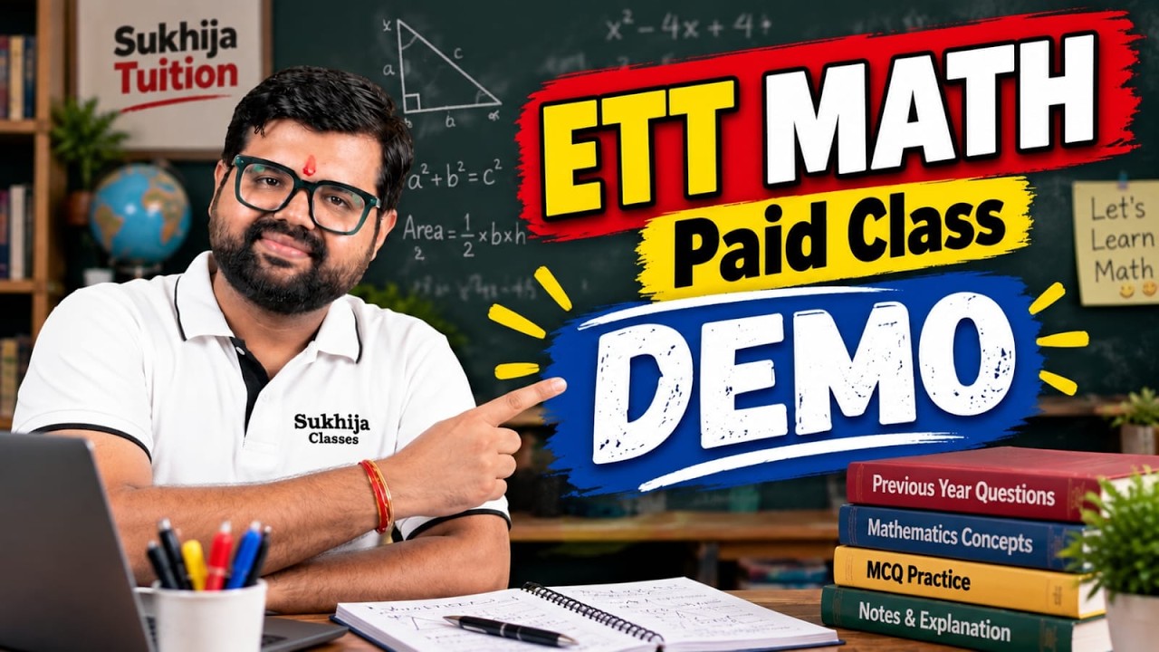 ETT MATH PAID DEMO CLASS|
