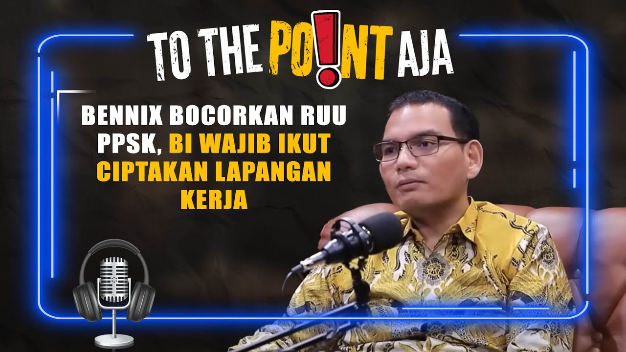 BI Harus Direformasi Total, Harus Ditambah Target Kerjanya | To The Point Aja | 29/09