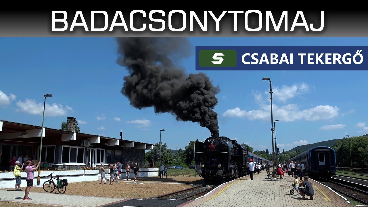 Még jó, hogy a Gőzöst nem Remot Szergej húzta! Vonatok Badacsonytomajon és Badacsony mh.-en 2023