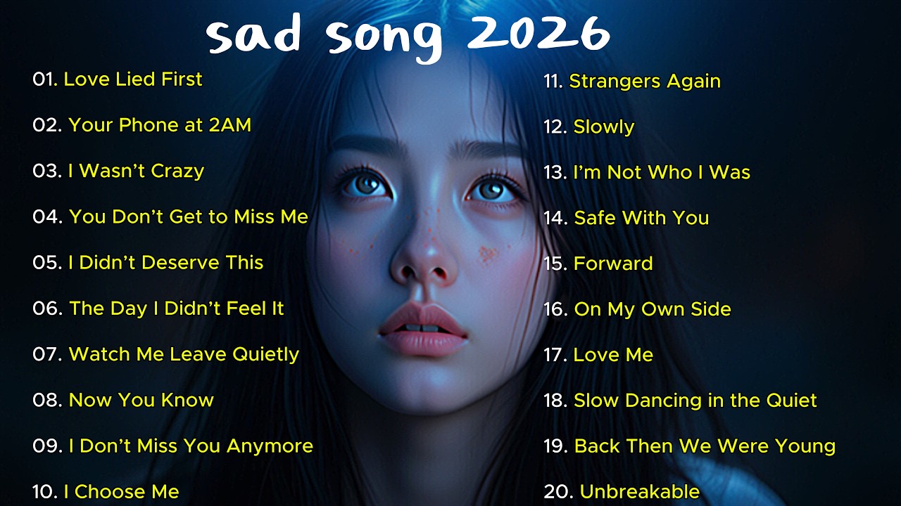 Sad Songs 2026 💔 Heartbreak Playlist | Relaxing Emotional Love Songs (Trending Spotify)