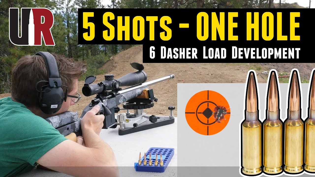 5 Shots, One Hole: 6 Dasher Load Development Initial Results