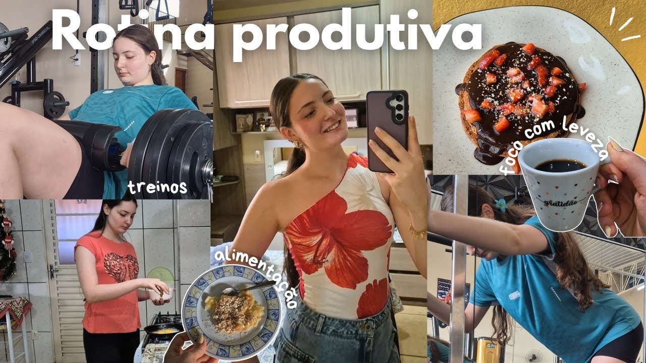 Dias na minha vida | rotina equilibrada, treinos, alimentação & conversa🏃‍♀️🥗