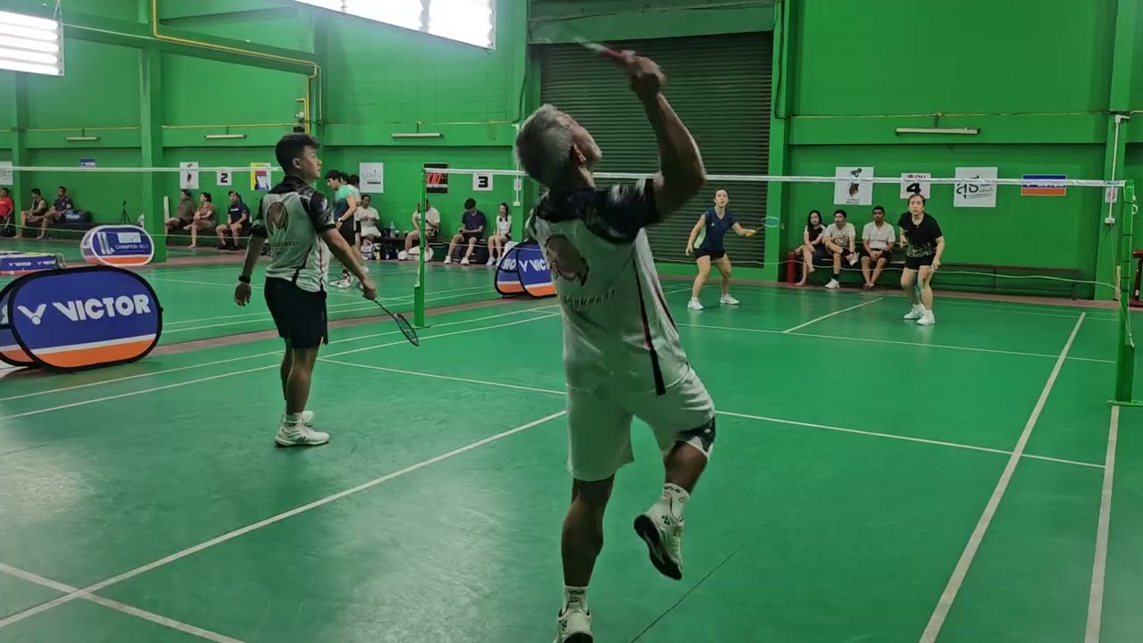 มือ BG รอบ32ทีม แป๋ม/น้ำ VS แม่สอด สามเซทเหนื่อยๆ #รายการUttaraditBadmintonOpen