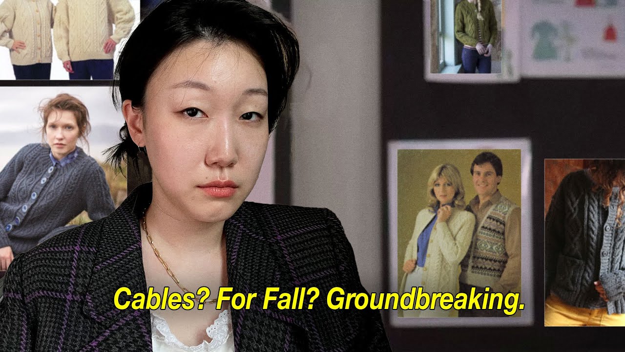 5 patterns for my perfect aran cardigan + a lil history lesson