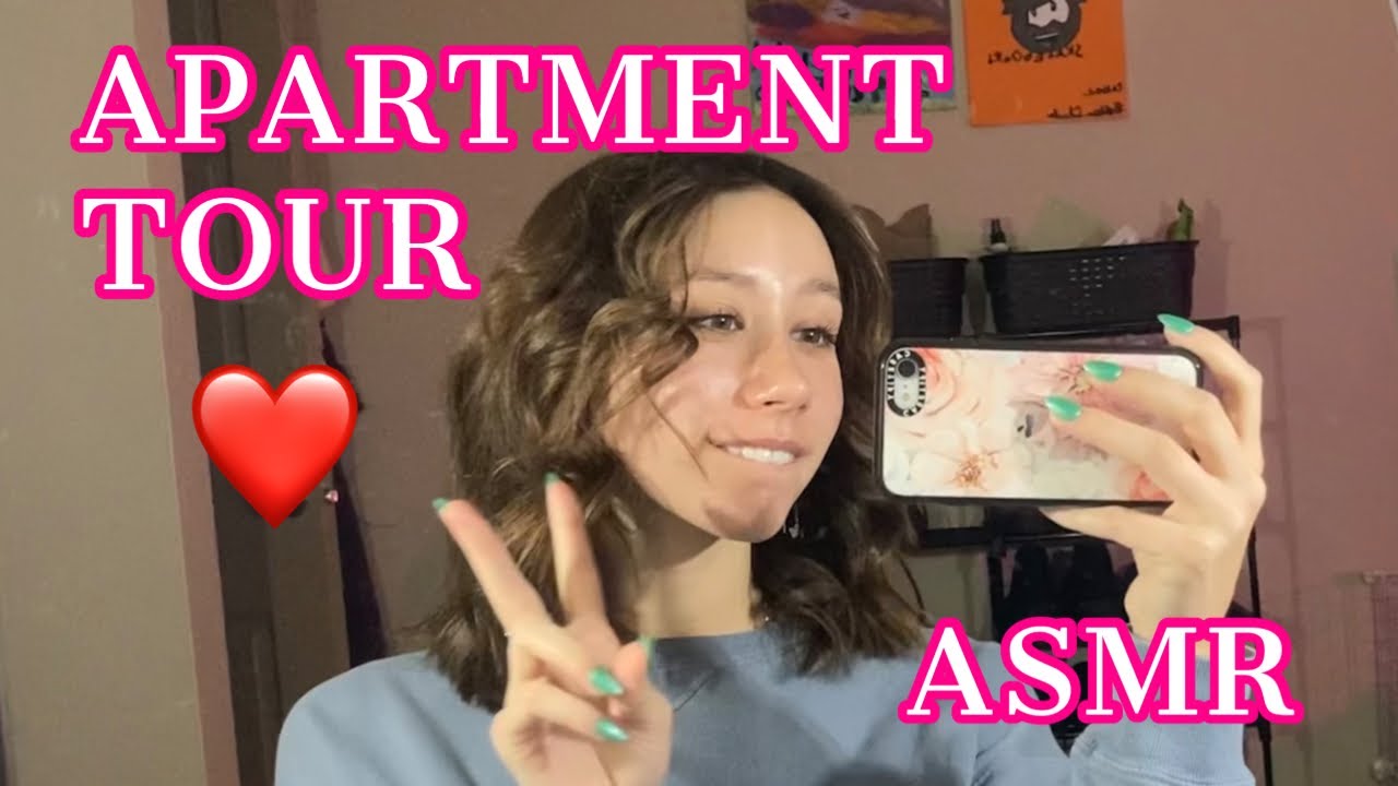 ASMR | the long awaited apartment tour! (whispering w/ occasional tapping)