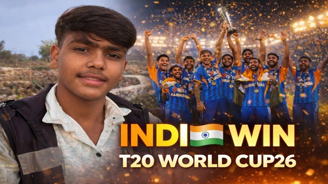 “ India 🇮🇳 win 🏆“ 