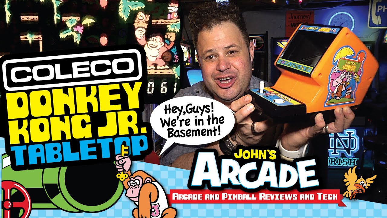 Donkey Kong Junior Jr. Tabletop Coleco Nintendo Game & Watch Review - 1983 - Best game ever!