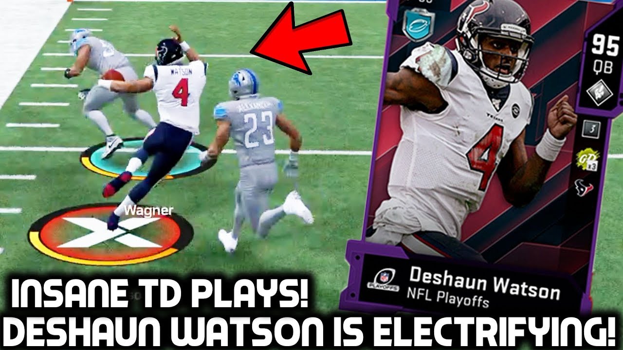 DESHAUN WATSON IS ELECTRIFYING! CRAZY TD PLAYS! Madden 20 Ultimate Team