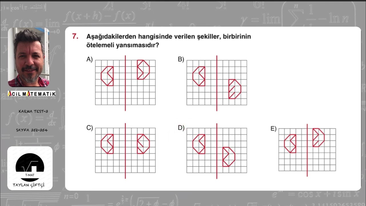 ACİL YAYINLARI GEOMETRİ SORU BANKASI (KARMA TEST-3 SAYFA 352-354)