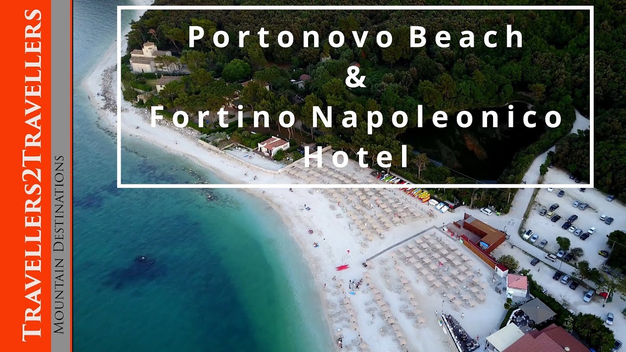 Portonovo: the best beach of North Adriatic Sea coastline.