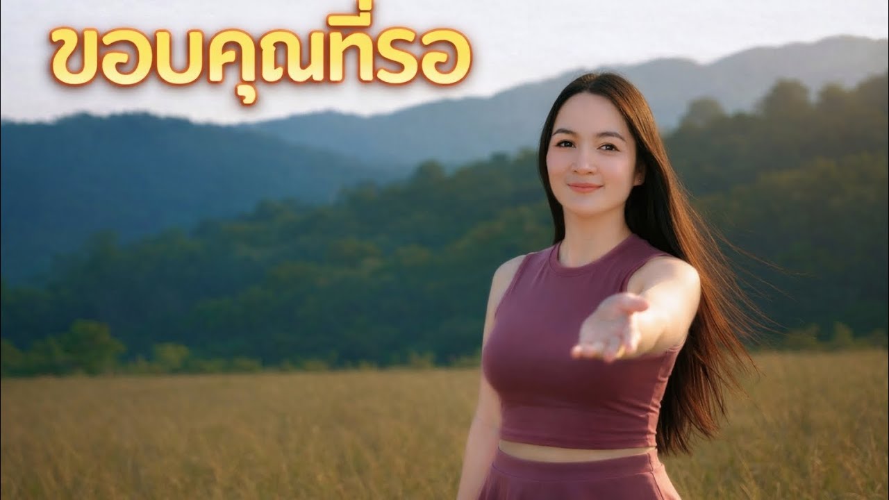 เพลงขอบคุณที่รอ #เพลง #เพลงai 