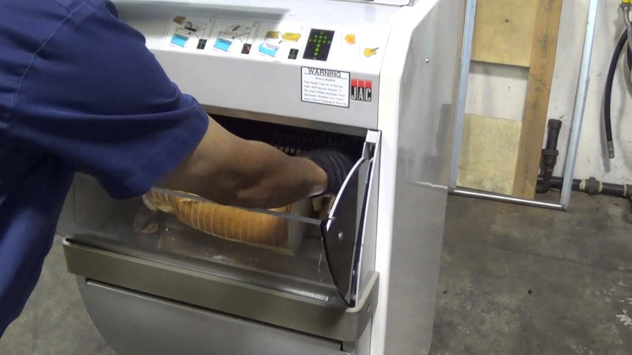 JAC SFN 450/12 AUTOMATIC SELF SERVICE RETAIL BREAD SLICER 1/2