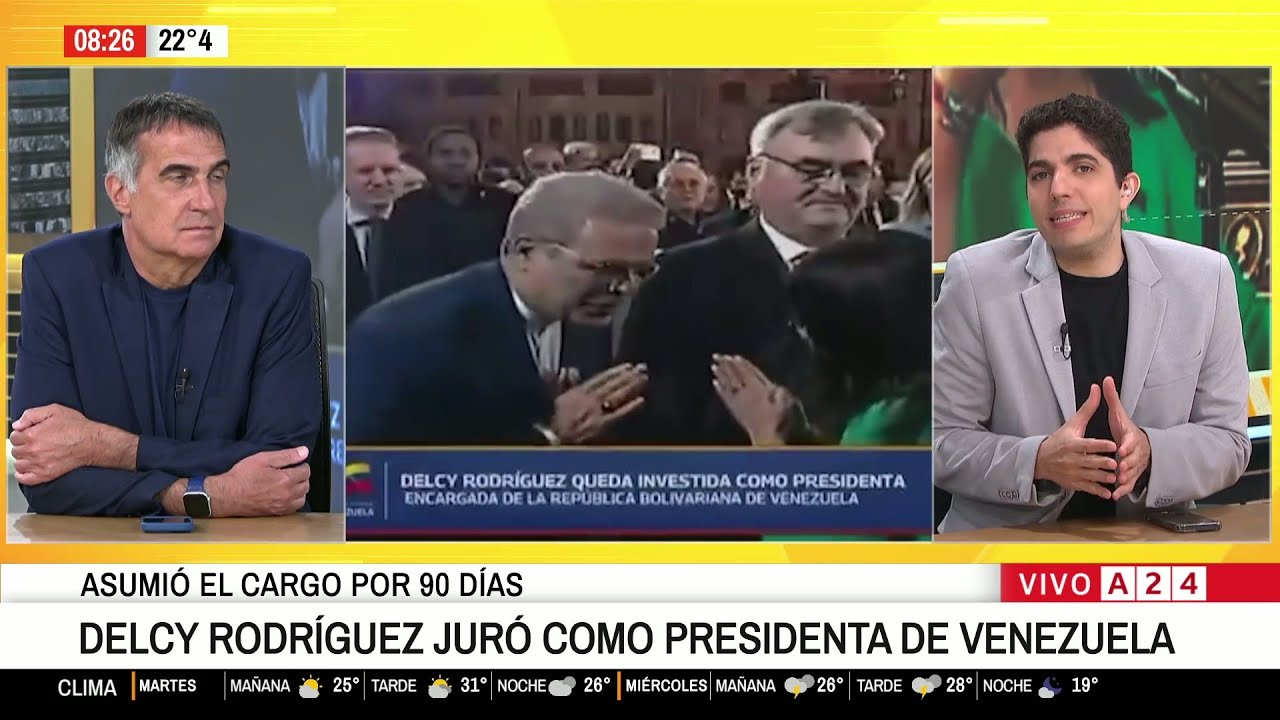 🔴 DELCY RODRÍGUEZ JURÓ COMO PRESIDENTA DE VENEZUELA: ASUMIÓ EL CARGO POR 90 DÍAS