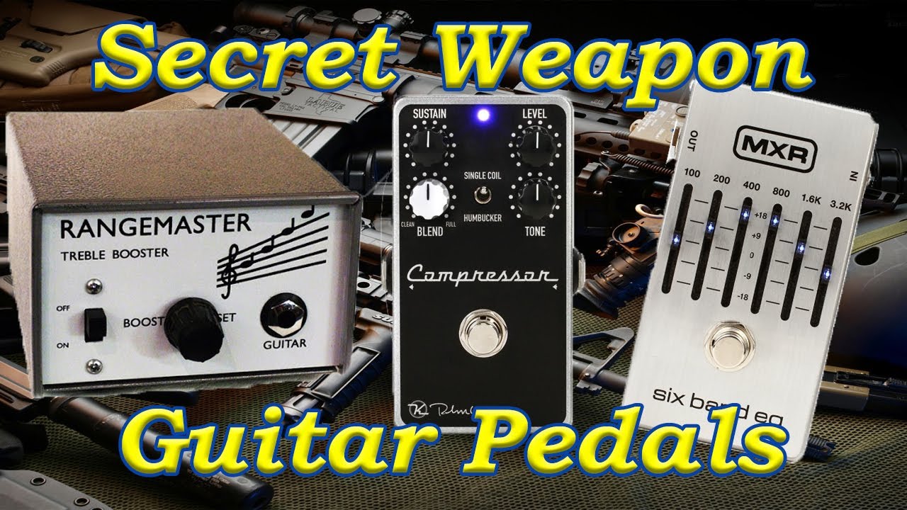 Secret Weapon Guitar Pedals and How to Use Them: EQ, Compression and Treble Booster