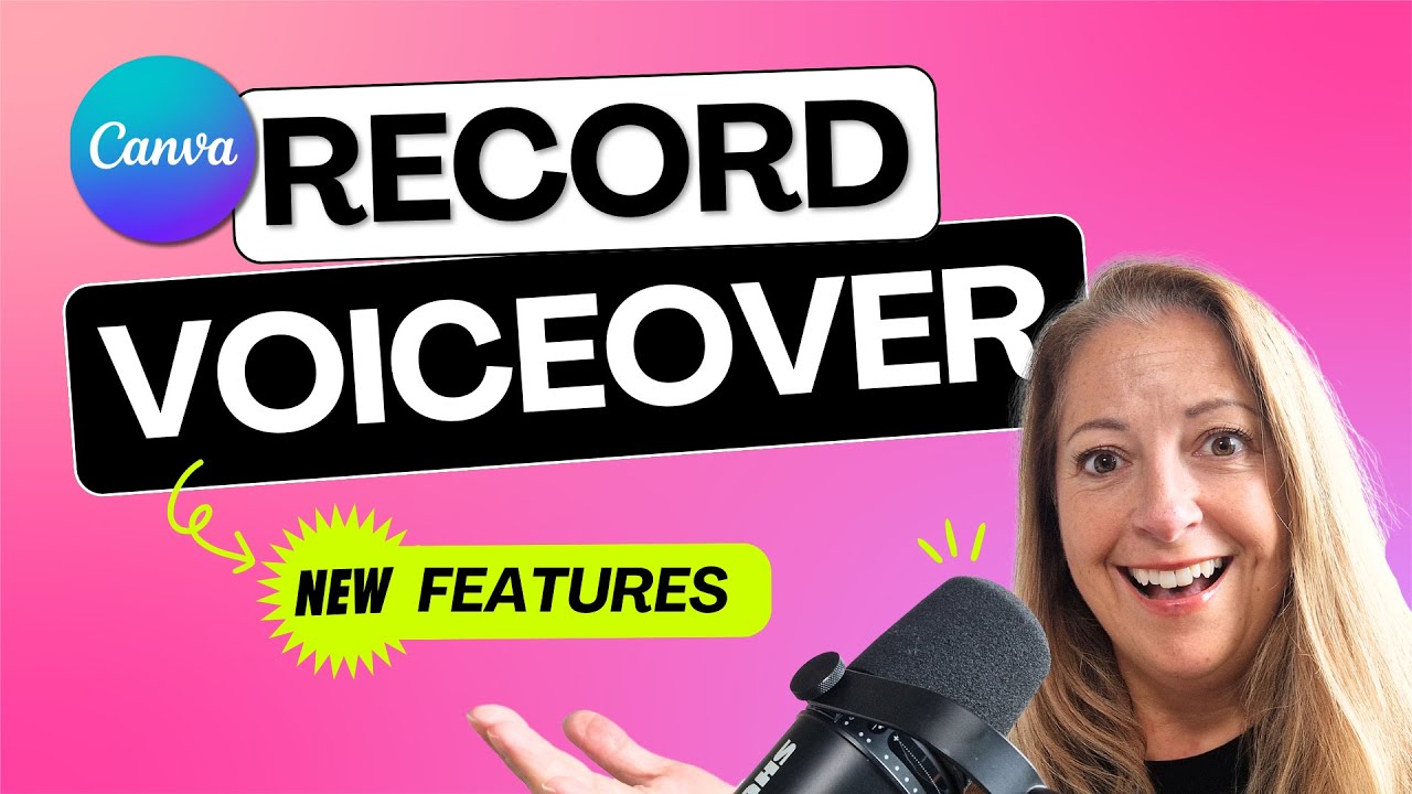 Canva Voice Over Presentation: NEW features! 🌟