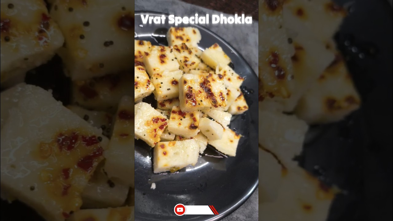 Soft & Spongy Vrat Dhokla in 1 Minute! 😍 #FastingRecipe #ytshorts #shorts #trending #shortsfeed