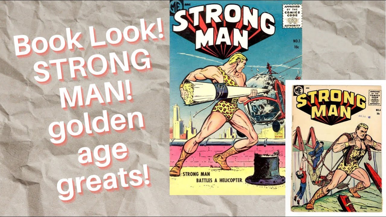 Book Look! Strong Man by Bob Powell