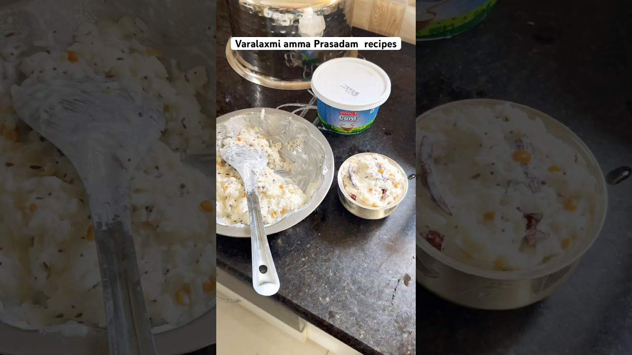 Ma varalaxmi amma ki prasadam making progress 