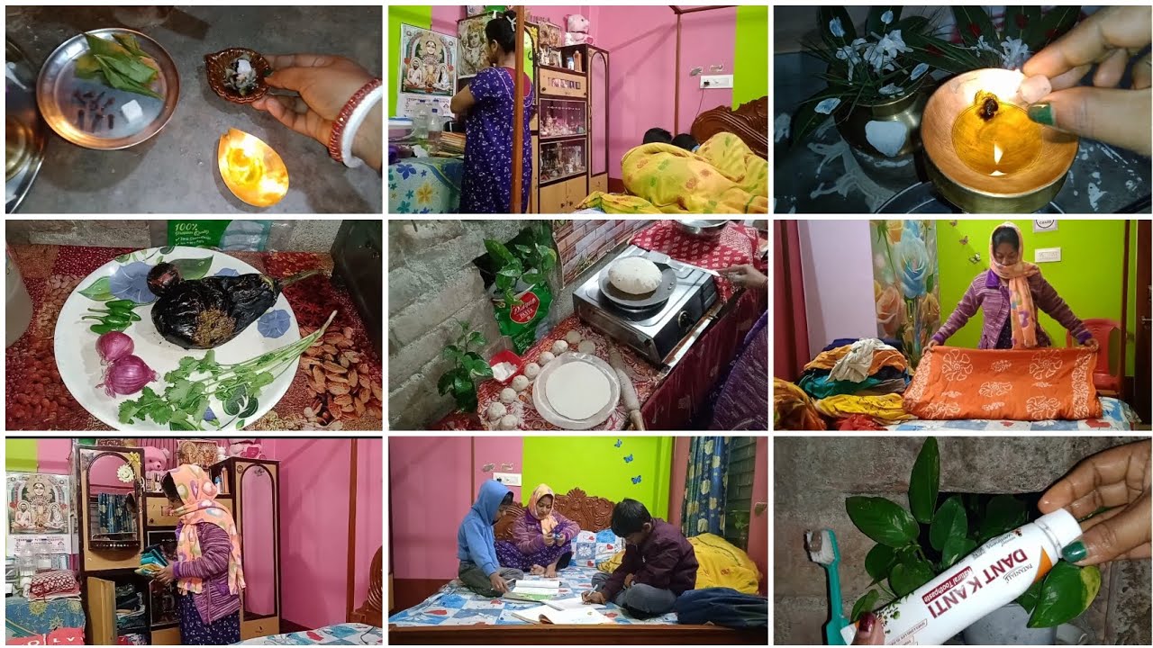 প্রতিদিন রাতের কয়েকটি সুঅভ্যাস পারে গৃহবধূর সংসার🏡ও শরীর ভালো রাখতে🌿সন্ধ্যা5:30থেকে রাত11টা রুটিন✅
